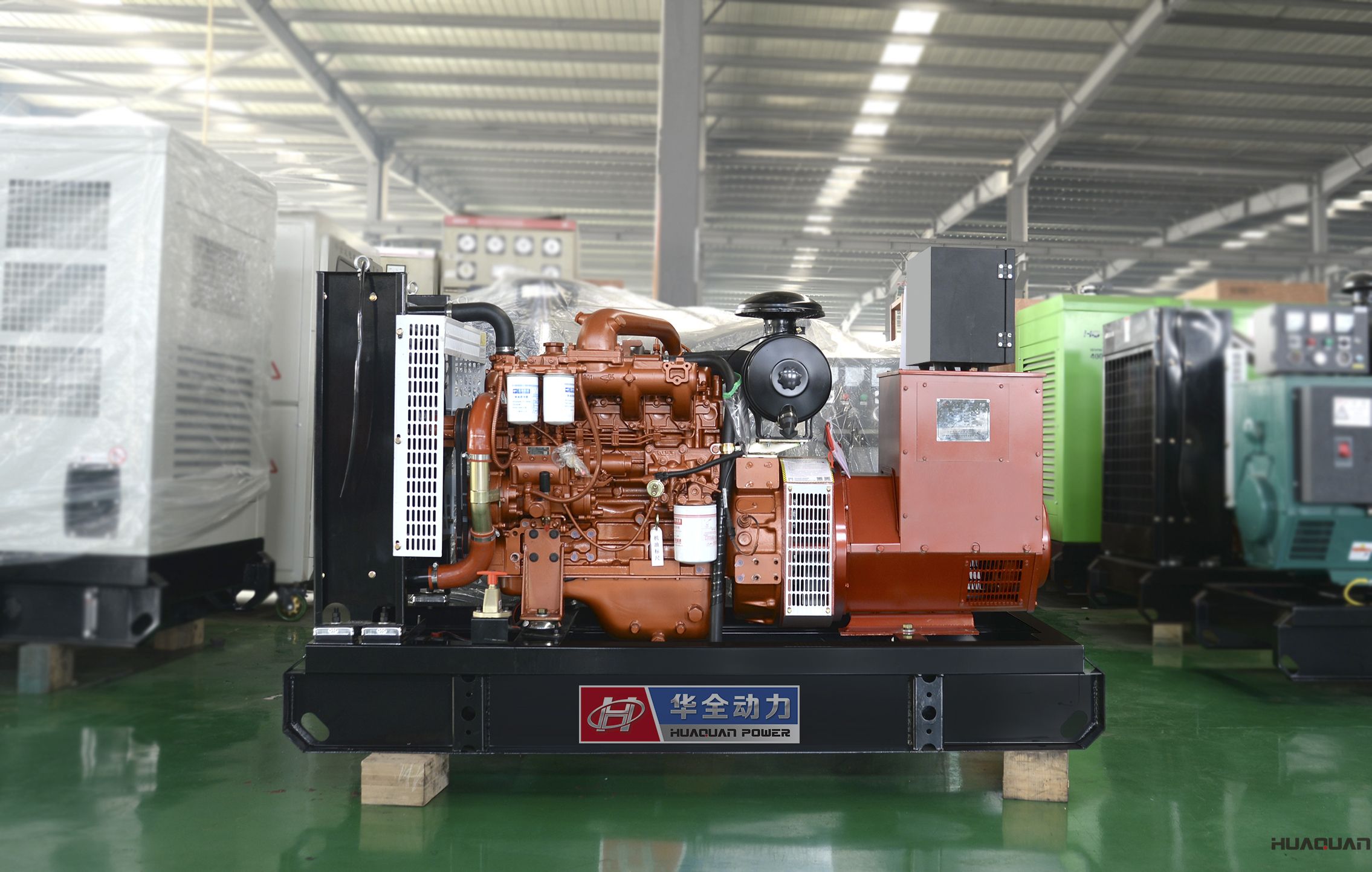 2018年4月14日華全動(dòng)力50kw柴油發(fā)電機(jī)組發(fā)往江蘇