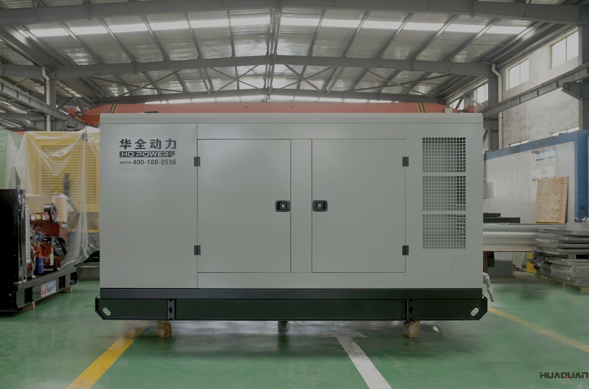 華全動力120kw靜音沼氣發(fā)電機(jī)組于2018年4月14日發(fā)往山西