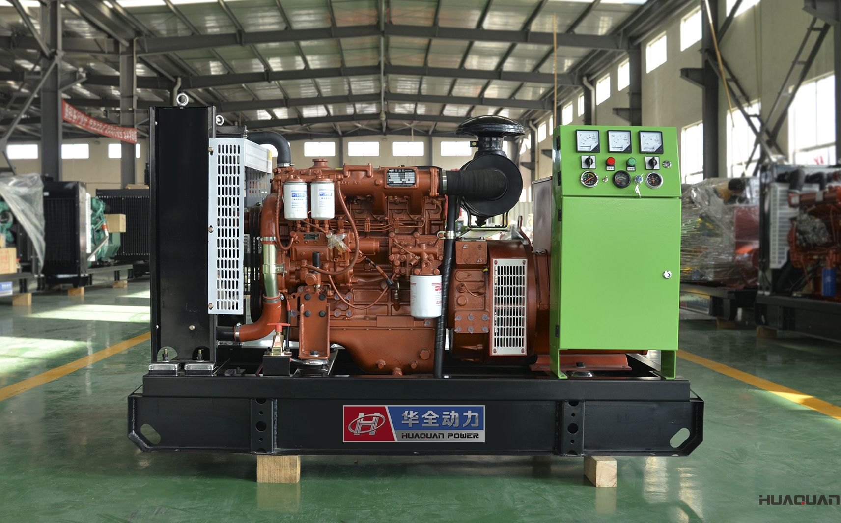 2018年4月18日華全動力40kw四保護(hù)柴油發(fā)電機(jī)組發(fā)往泰國