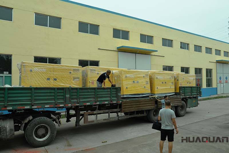 河南省許昌市的馬先生訂購兩臺HQ120GF移動拖車發電機組在6.25號發貨
