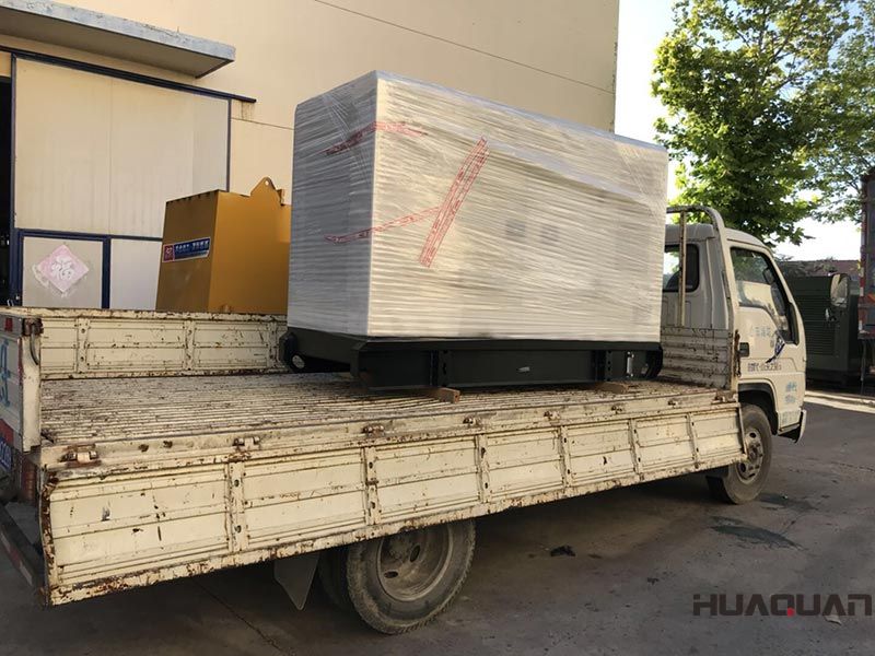 華全6.7號發貨啦，HQ50GF靜音箱柴油發電機組發往甘肅省白銀市