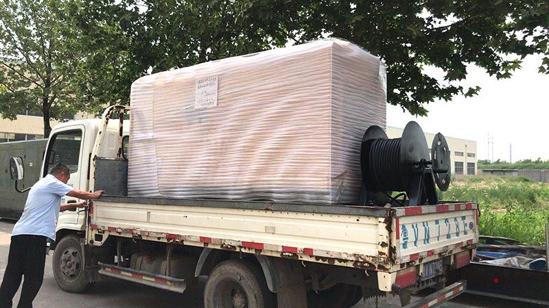 6.8號，一臺HQ35GF靜音箱柴油發電機組發往江蘇鹽城大豐區