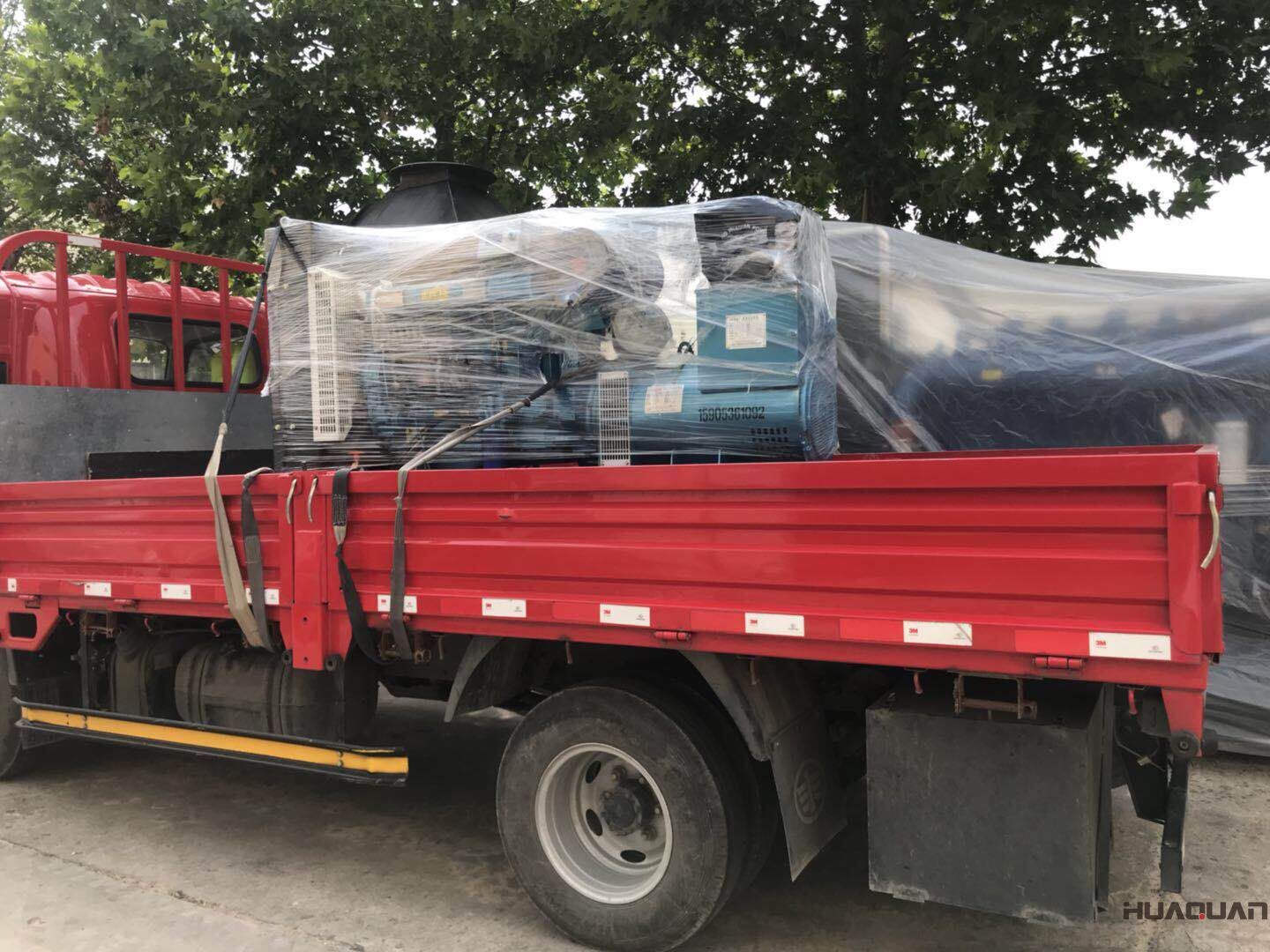  一臺HQ80GF標配型船用發電機組在7月10號發往江蘇