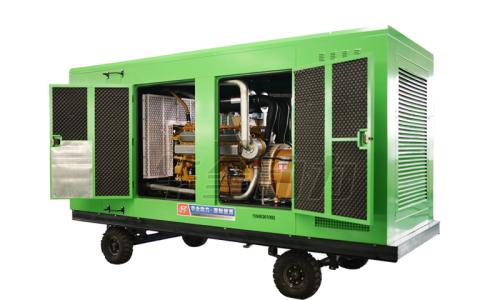 一臺靜音式防雨棚發電機組被華全動力檢查無誤后，于3月25日發往安徽省