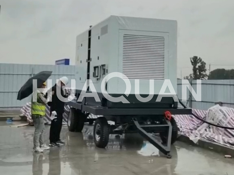 山東東營油庫400kW移動(dòng)式發(fā)電機(jī)組電站